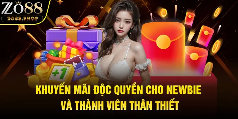 Khuyến mãi độc quyền cho newbie và thành viên thân thiết