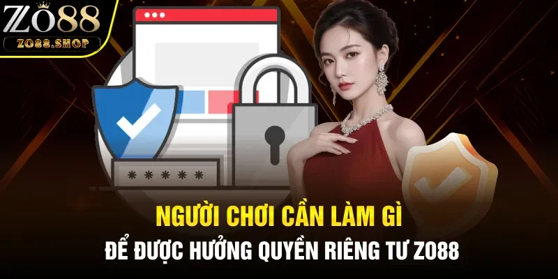Người chơi cần làm gì để được hưởng quyền riêng tư Zo88